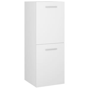 vidaXL Bathroom Cabinet White 30x30x80 cm Engineered Wood