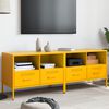 vidaXL TV Cabinets 2 pcs Mustard Yellow 68x39x50.5 cm Steel