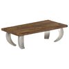 vidaXL Opium Coffee Table Reclaimed Wood and Steel 110x60x35 cm