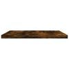 vidaXL Wall Shelves 4 pcs Smoked Oak 40x30x1.5 cm Engineered Wood
