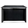 vidaXL Garden Shed with Sliding Doors Anthracite 329.5x205x178 cm Steel