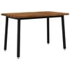 vidaXL Square Dining Table 120 x 70 x 75 cm Solid Acacia Wood