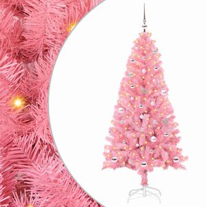 vidaXL Christmas Tree Pink 150 cm PVC