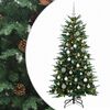 vidaXL Artificial Christmas Tree with Bauble 150 cm 150 LEDs