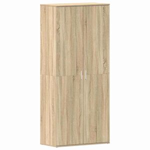 vidaXL Shoe Cabinet 80 x 39 x 178 cm Engineered Wood Sonoma Oak