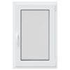 vidaXL Basement Window RISOR 60x80 cm Tilt&Turn DIN Right White