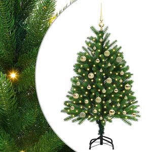 vidaXL Christmas Tree with 150 LEDs with Stand Green 120 cm PE