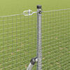 vidaXL Fence Post Silver 10 x 1.6 m (25 x 25 mm mesh) Steel