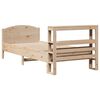 vidaXL Bed Frame without Mattress 90x200 cm Solid Wood Pine