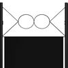 vidaXL 3-Panel Room Divider Black 120x180 cm