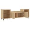 vidaXL TV Cabinet Sonoma Oak 160x35x55 cm Engineered Wood