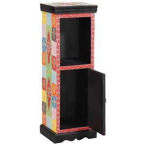 vidaXL Chest of drawers Multicolour 30 x 30 x 90 cm Solid Mango Wood