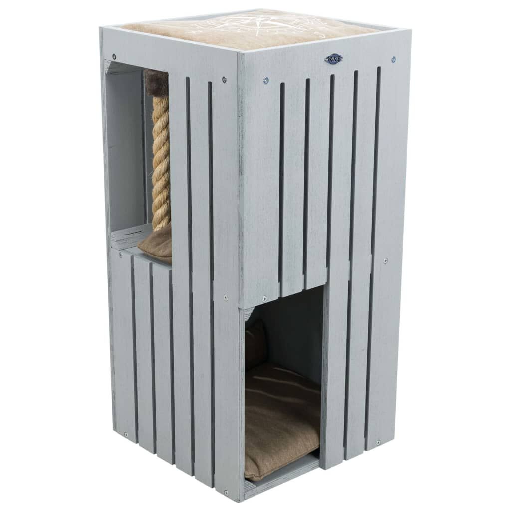 TRIXIE Cat Tower BE NORDIC Juna Grey and Beige vidaXL