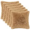 vidaXL Cushion with Pillow HEERLEN 2 pcs Taupe PV Fleece