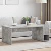vidaXL Coffee Table Concrete Grey 101.5 x 50 x 37 cm Engineered Wood