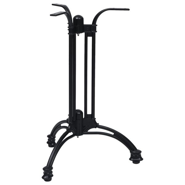 vidaXL Bistro Table Leg Black &Oslash;60x72 cm Cast Aluminium