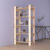 vidaXL Book Cabinet/Room Divider 41x35x125 cm Solid Wood Pine