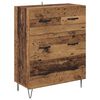vidaXL Highboard with Drawer 2 pcs Old Wood Engineered Wood