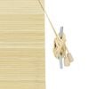 vidaXL Roller Blind with Curtains Manual Nature 80 x 160 cm Bamboo