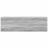 vidaXL Bathroom Wall Cabinet Grey Sonoma 100x25x30 cm Engineered Wood