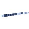 vidaXL Awning Valance Blue and White 230 x 20 cm Canvas