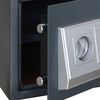 vidaXL Digital Safe with Lock Dark grey 35 x 25 x 25 cm Steel