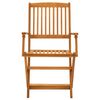 vidaXL 5 Piece Garden Dining Set Solid Wood Acacia