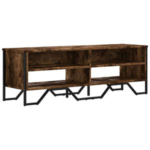 vidaXL TV Cabinet Smoked Oak 122x34x41 cm Engineered Wood