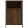 vidaXL Bedside Cabinet Brown Oak 40x42x60 cm Engineered Wood