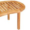 vidaXL 3 Piece Banana Garden Lounge Set Solid Teak Wood