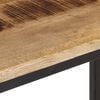vidaXL Console Table 70x35x70 cm Solid Rough Wood Mango