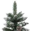 vidaXL Artificial Christmas Tree with 300 LEDs with Stand Green 240 cm