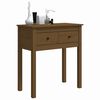 vidaXL Console Table Honey Brown 70x35x75 cm Solid Wood Pine
