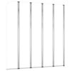 vidaXL Bath Enclosure 120x140 cm Tempered Glass Transparent