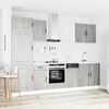 vidaXL 7 Piece Kitchen Cabinet Set Kalmar Grey Sonoma Engineered Wood