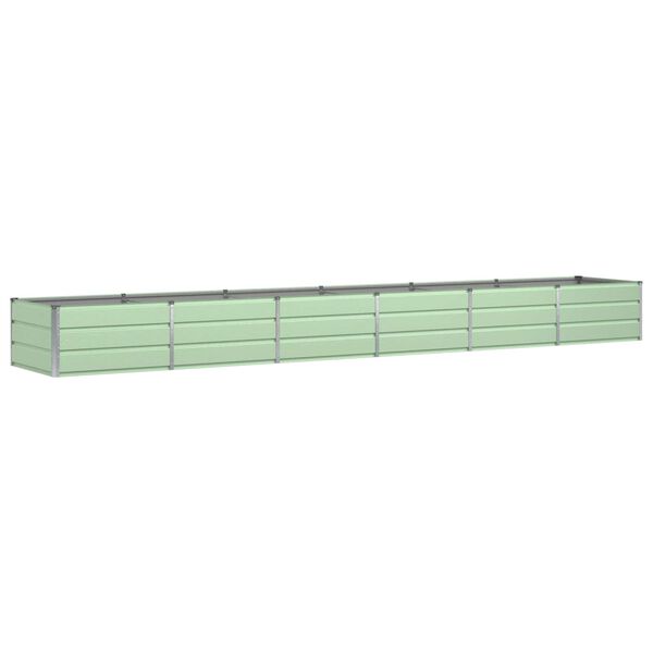 vidaXL Planter Green 480 x 80 x 45 cm Steel