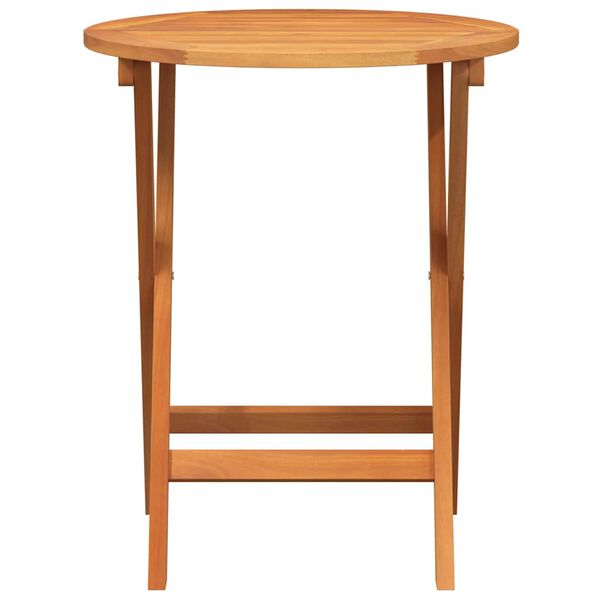 vidaXL Garden Table Folding Natural 60 x 60 x 72 cm Solid Acacia Wood