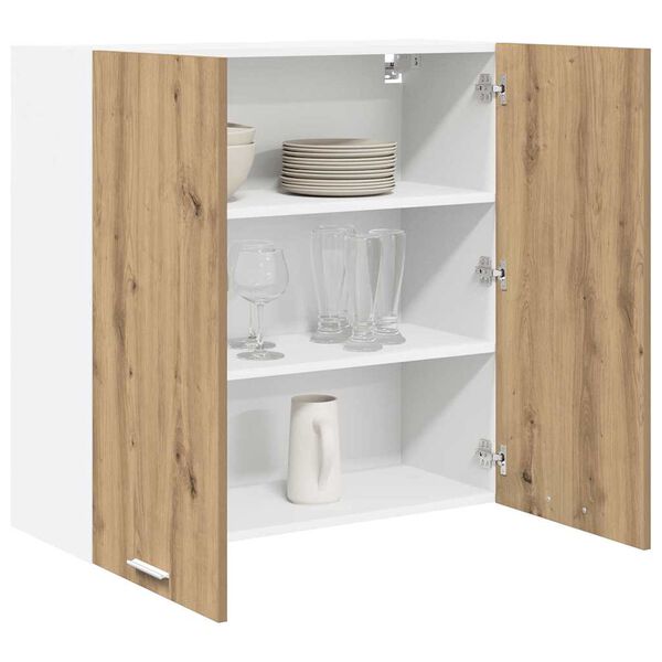 vidaXL Hanging Cabinet Artisan Oak 80 x 31 x 80 cm Engineered Wood