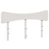 vidaXL Headboard White 140 cm Solid Wood Pine