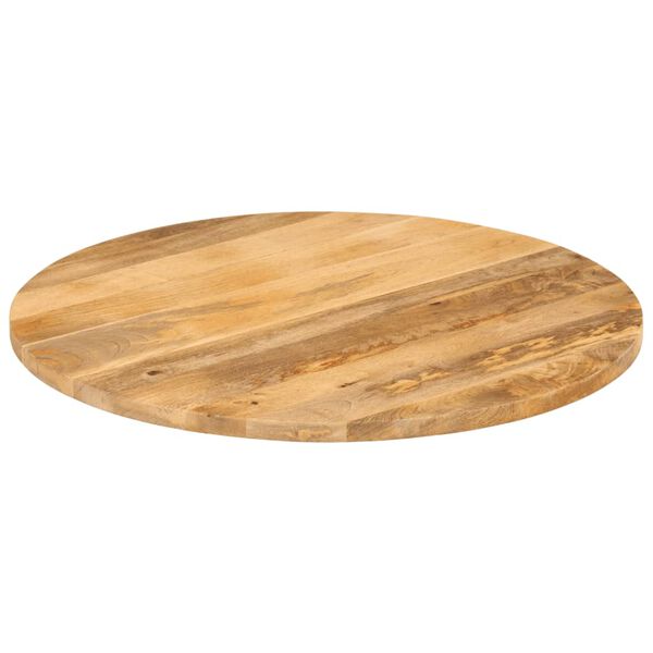 vidaXL Table Top &Oslash; 80x2.5 cm Round Solid Wood Mango
