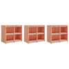 vidaXL Outdoor Kitchen Cabinets 3 pcs Solid Wood Douglas