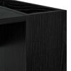 vidaXL Coffee Table Black Oak 95 x 50 x 34 cm Engineered Wood