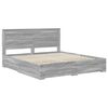 vidaXL Bed Frame with Drawer with Headboard Manual Engineered Wood