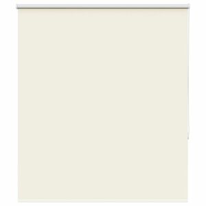 vidaXL Roller Blind Blackout Off White 140x130 cm Fabric Width 136.6 cm Polyester