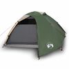 vidaXL Camping Tent Dome 4-Person Green Waterproof