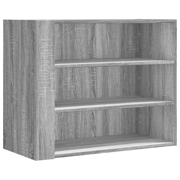 vidaXL Wall Cabinet Grey Sonoma 75x35x60 cm Engineered Wood