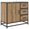 vidaXL Bathroom Furniture Set 2 pcs Artisan Oak Engineered Wood