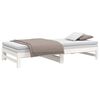 vidaXL Pull-out Day Bed without Mattress White 2x(80x200) cm