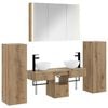 vidaXL Bathroom Furniture Set 6 pcs Artisan Oak