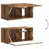 vidaXL TV Cabinet Set Wall-mounted 2 pcs Smoked Oak Engineered Wood